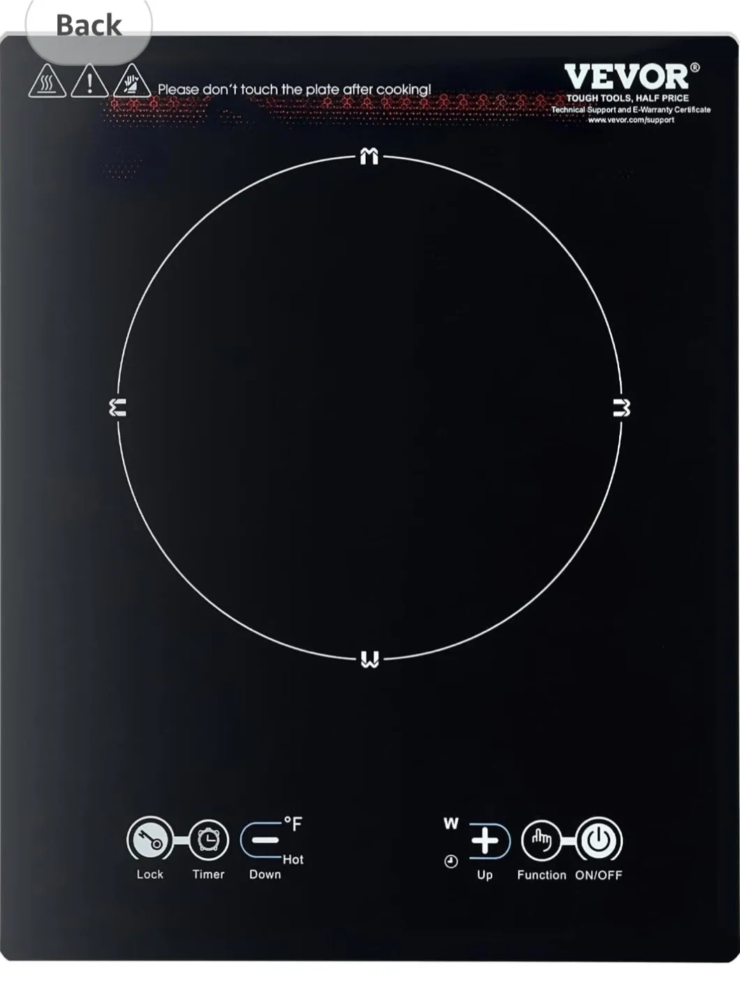 VEVOR Intelligent Timer Induction Cooktop - New in Box! image indicator(2)