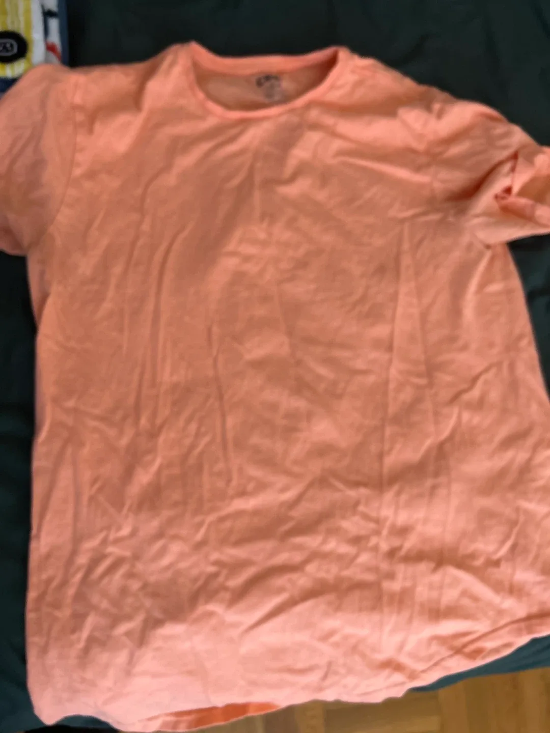 CSG Curve Hem Peach T-Shirt - Size L thumbnail