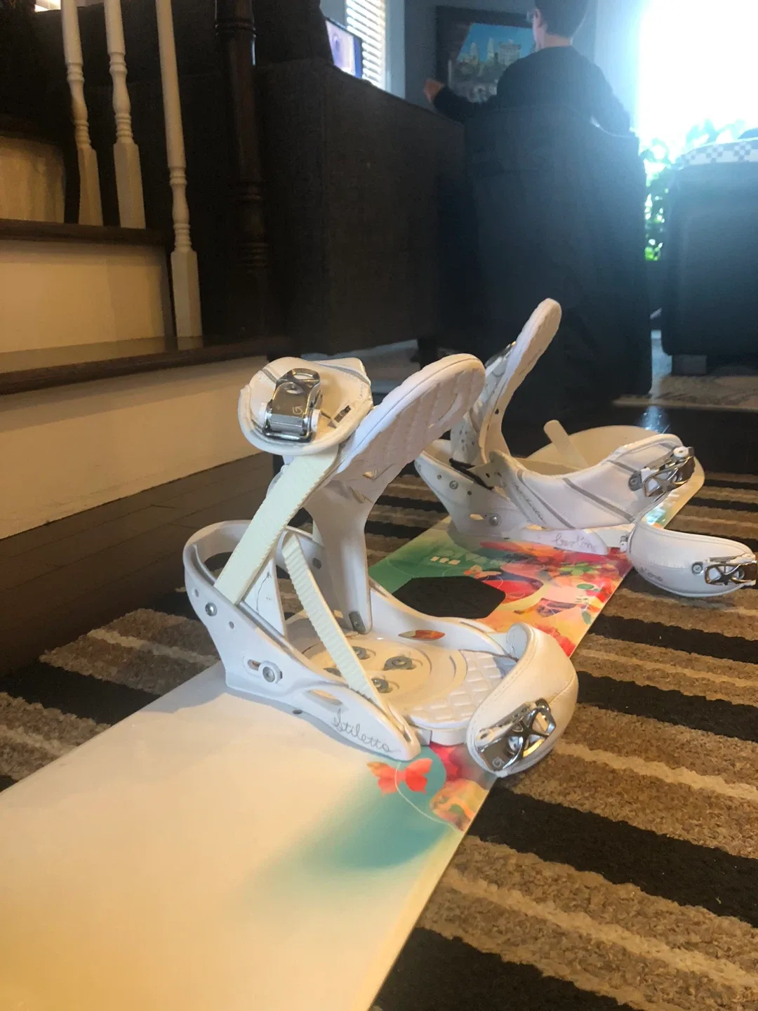 Firefly divane Snowboard 56 inches  with Bindings Floral Design image indicator(4)