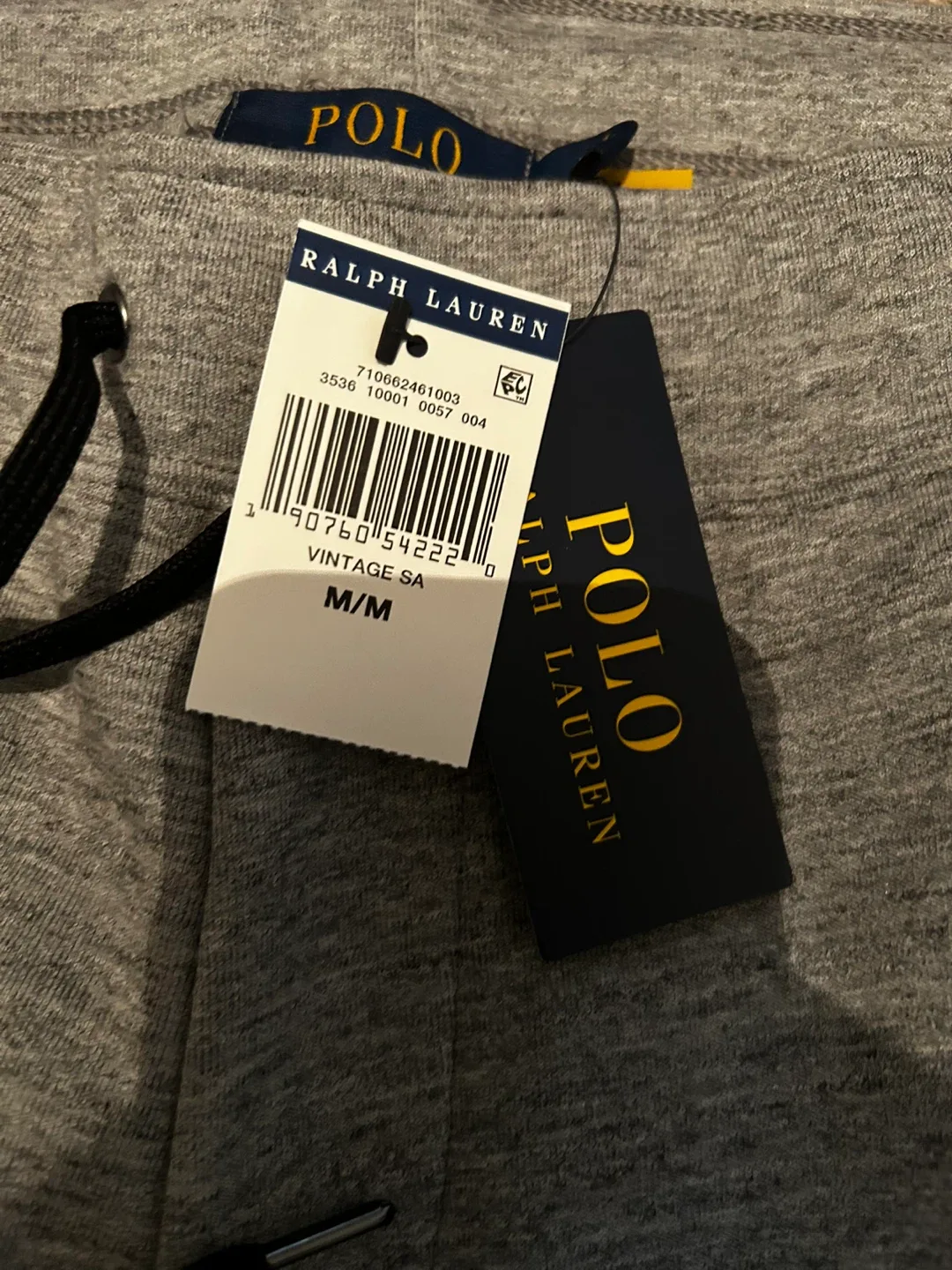 New Ralph Lauren Polo Double Knit Joggers Sweatpants- Size M image indicator(3)