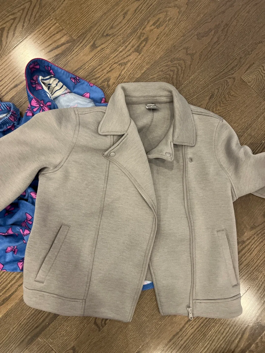 Old Navy Grey Moto Jacket image indicator(2)