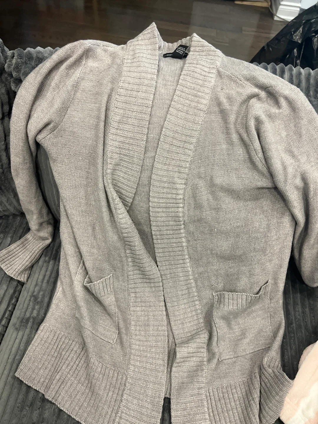 Old Navy Grey Moto Jacket image indicator(7)