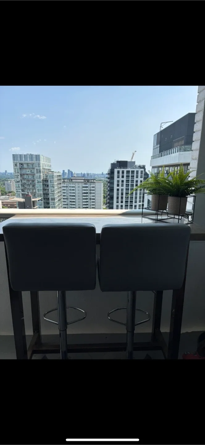 Bar Table and Two Stools Set thumbnail