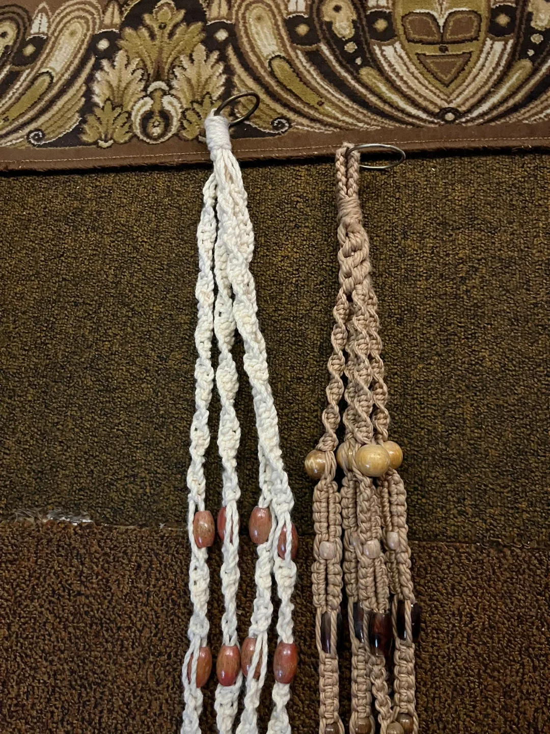 Vintage Macrame Plant Hangers - 3 available image indicator(3)