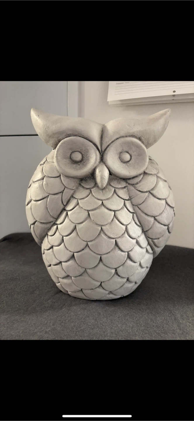 Handmade, ceramic -for decor- owl