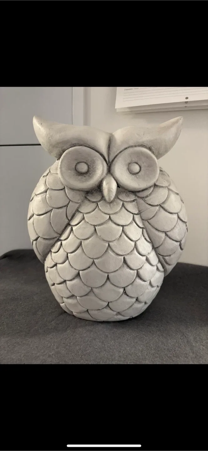 Handmade, ceramic -for decor- owl thumbnail