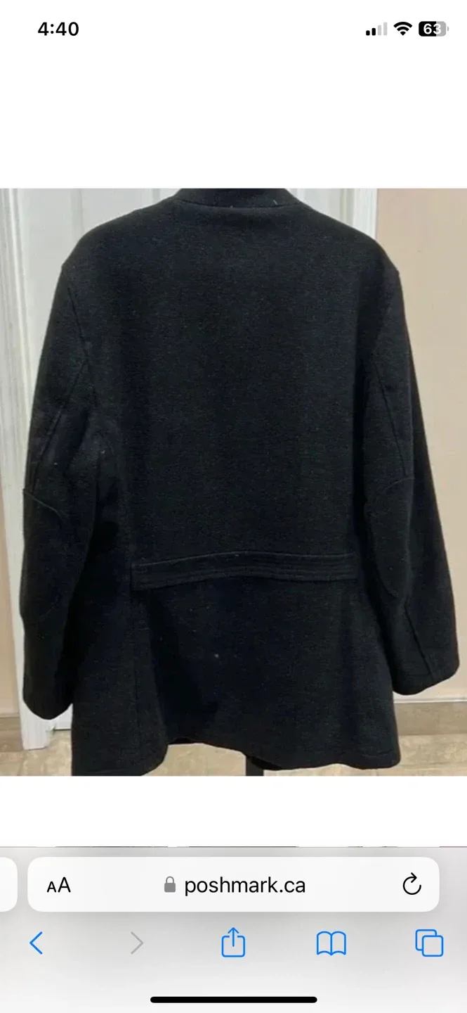 Britches Wool Dress Coat - Black image indicator(2)