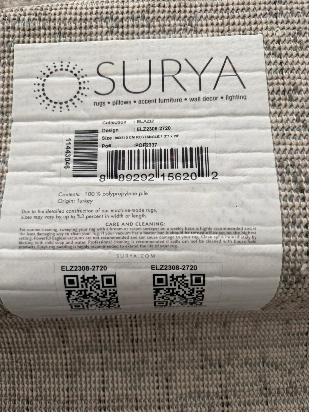 Large hallway carpet (69 X 610 cm) image indicator(5)