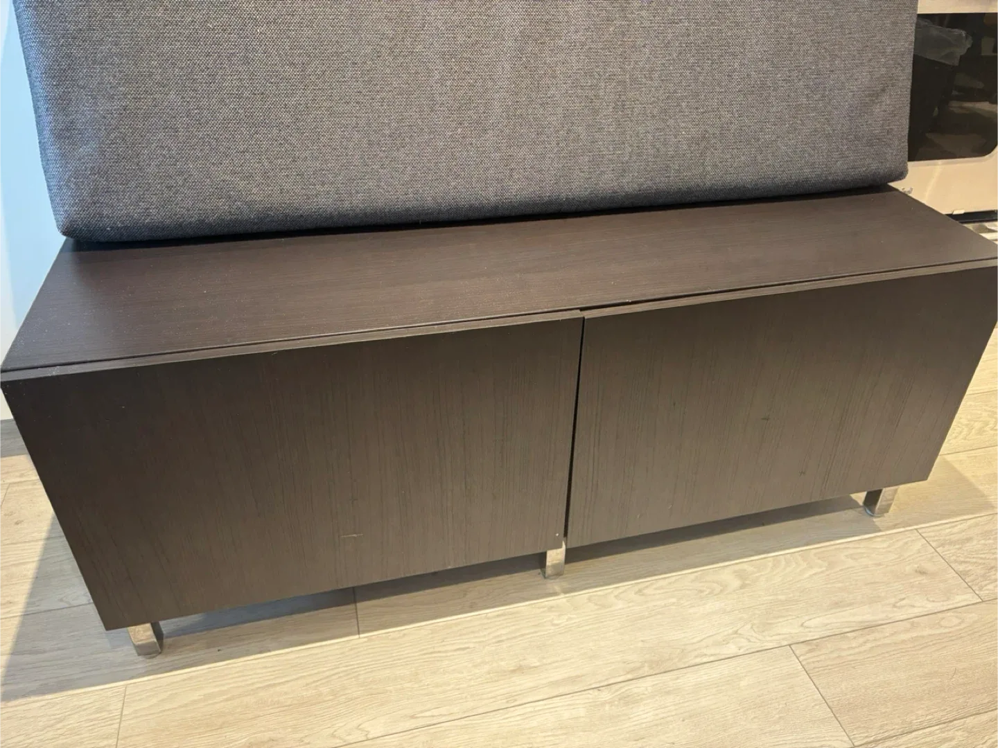 Storage cabinet with Grey Cushion and 2 doors image indicator(4)