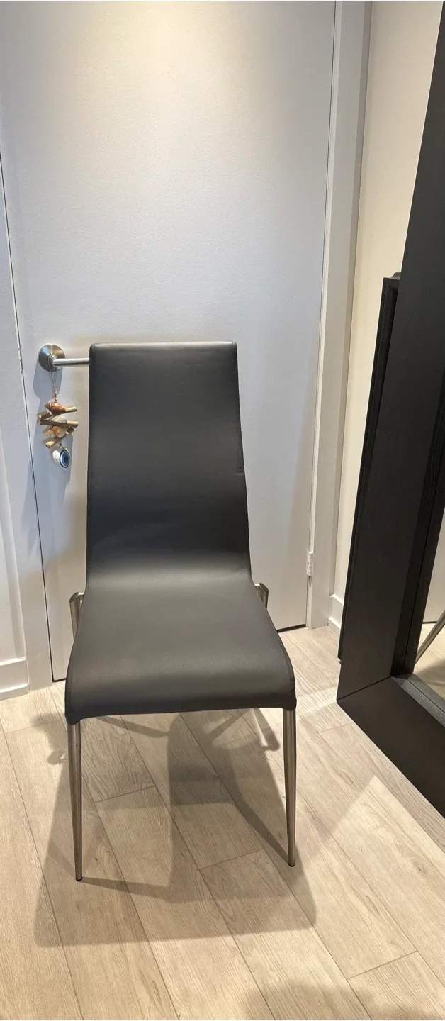 Set of 6 Modern Grey Dining Chairs! image indicator(3)