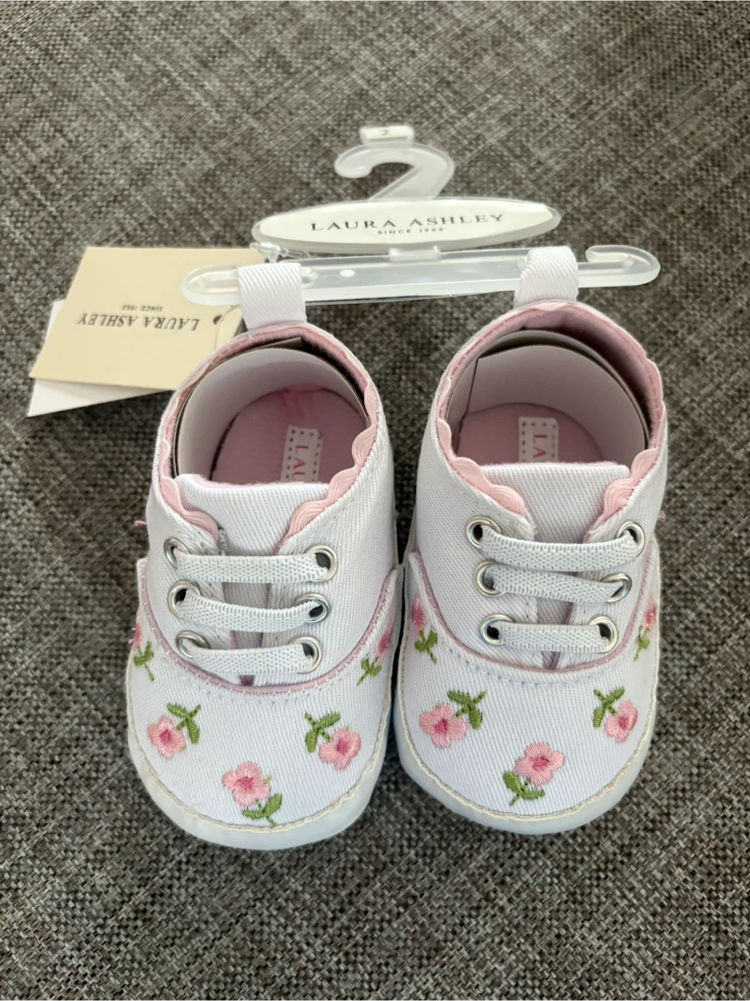 Laura Ashley Infant Shoes - Size 2, New - photo 2