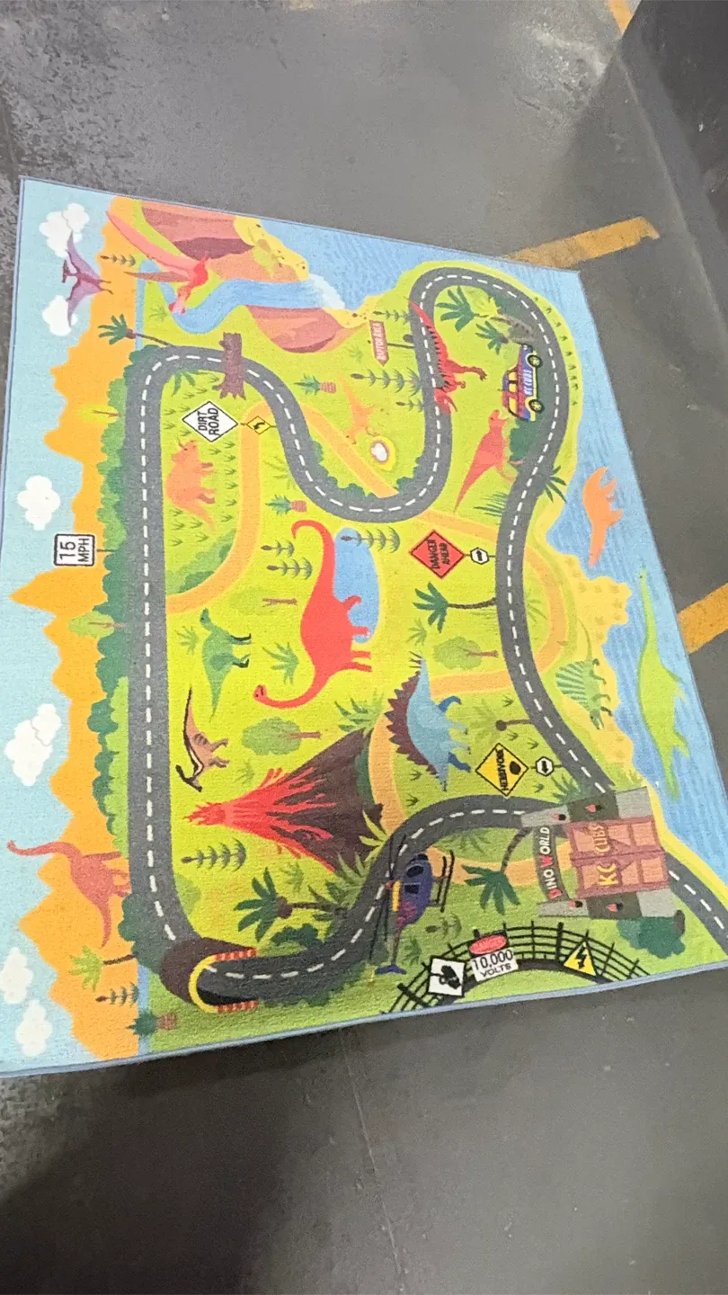 Dinosaur Play Mat Rug - Kids' Room Decor image indicator(4)