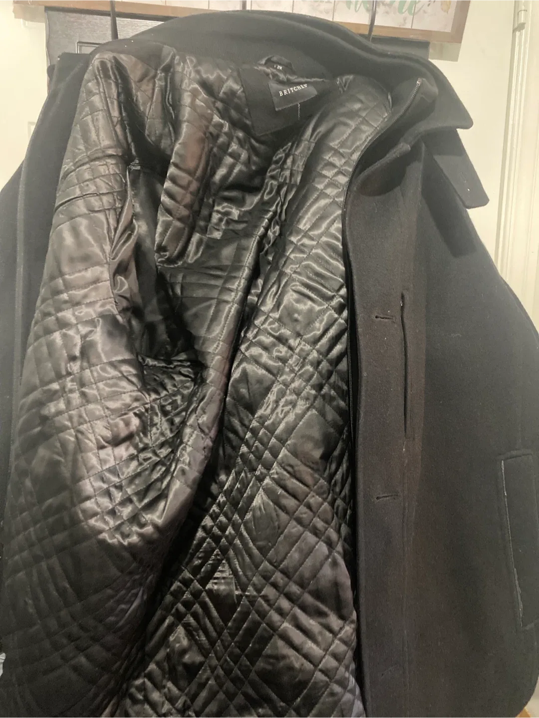 Britches Wool Dress Coat - Black image indicator(6)