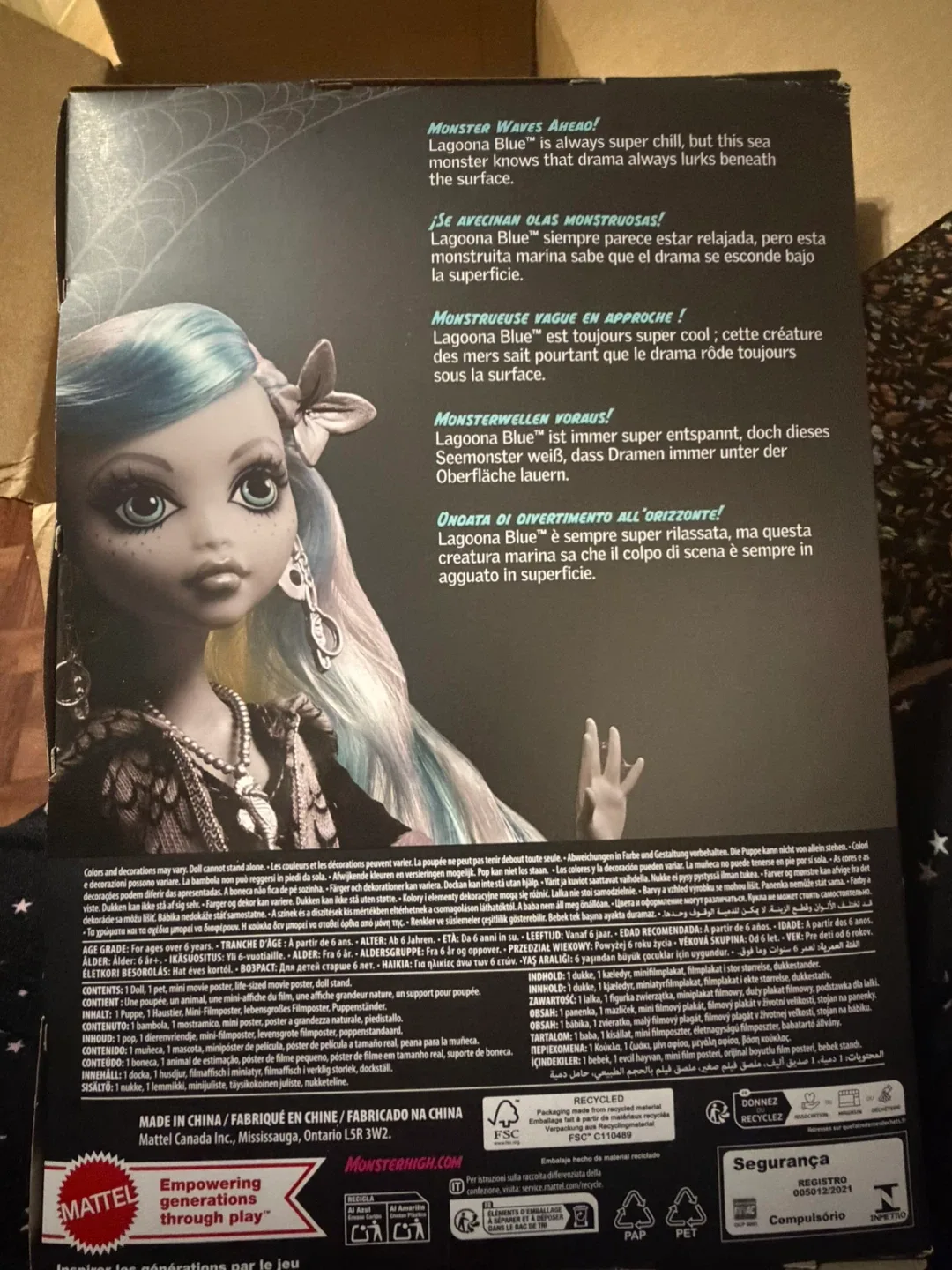 Monster High Reel Drama Lagoona Blue Doll image indicator(4)