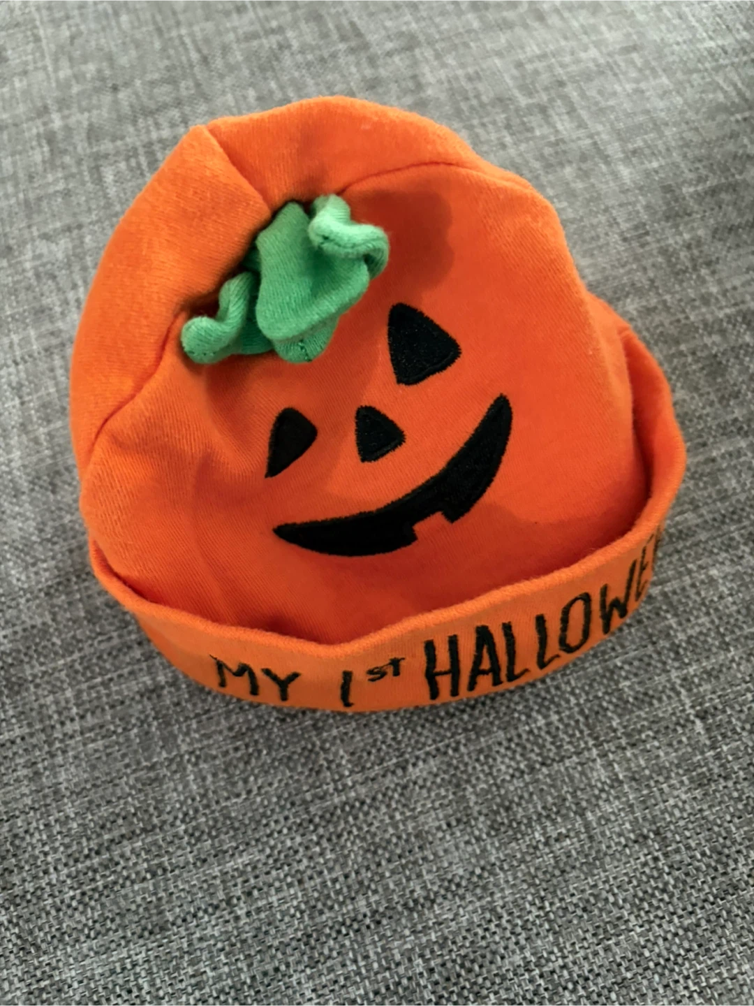 My 1st Halloween Pumpkin Hat - 0-3m
