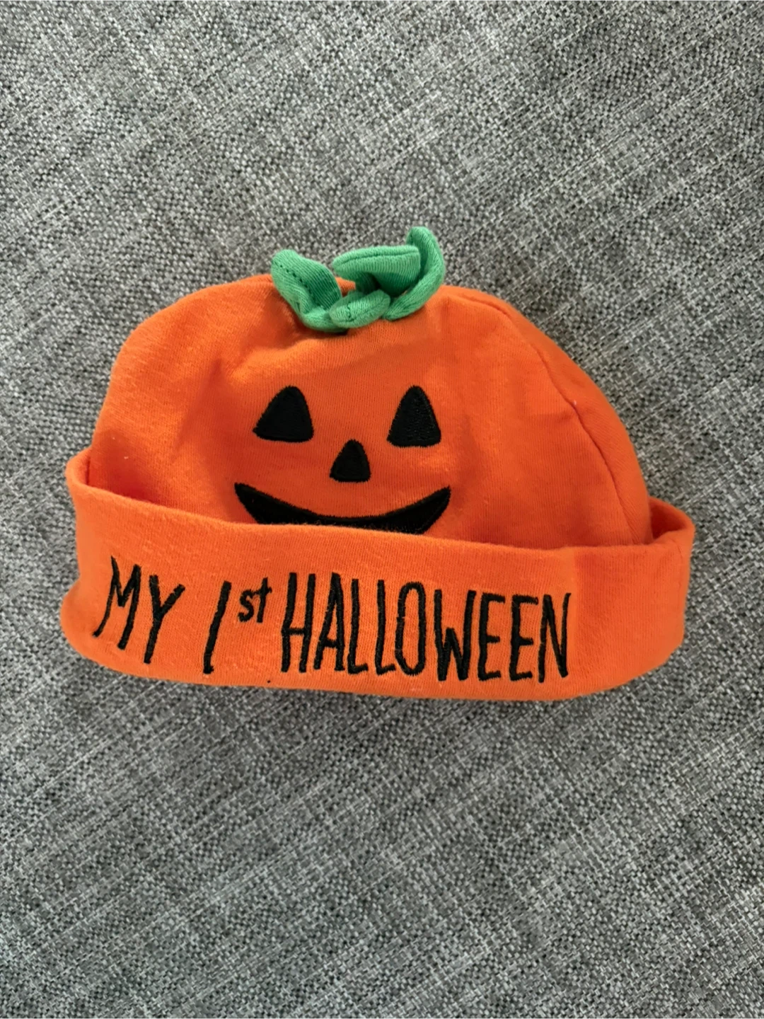 My 1st Halloween Pumpkin Hat - 0-3m - photo 2