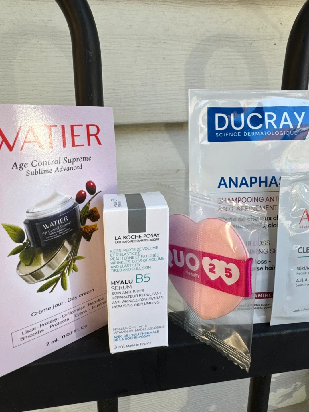 Variety of Beauty Samples - Watier, La Roche-Posay, Ducray, Quo image indicator(4)