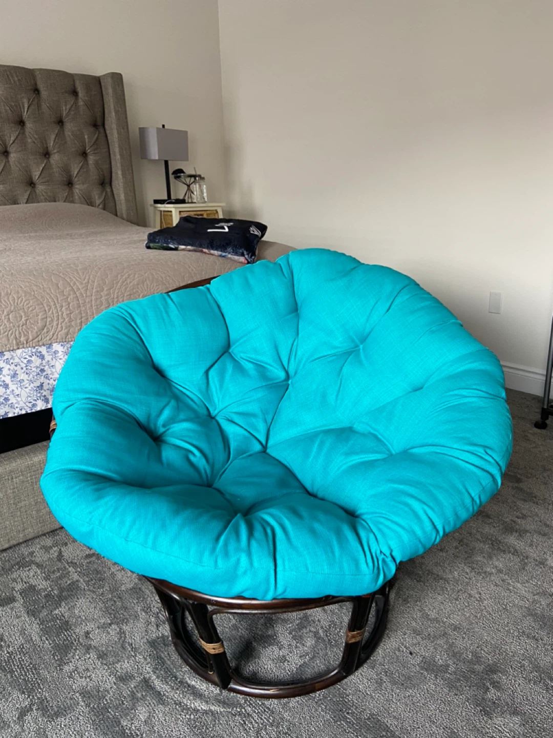 Pier 1 Imports Papasan Chair with Cushion