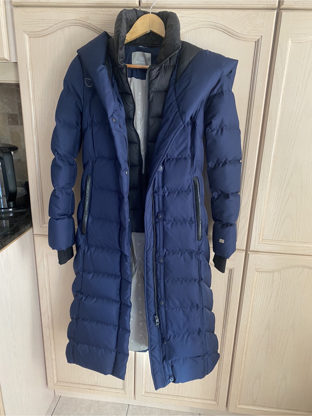 Soia & Kyo Down Coat XXS Blue