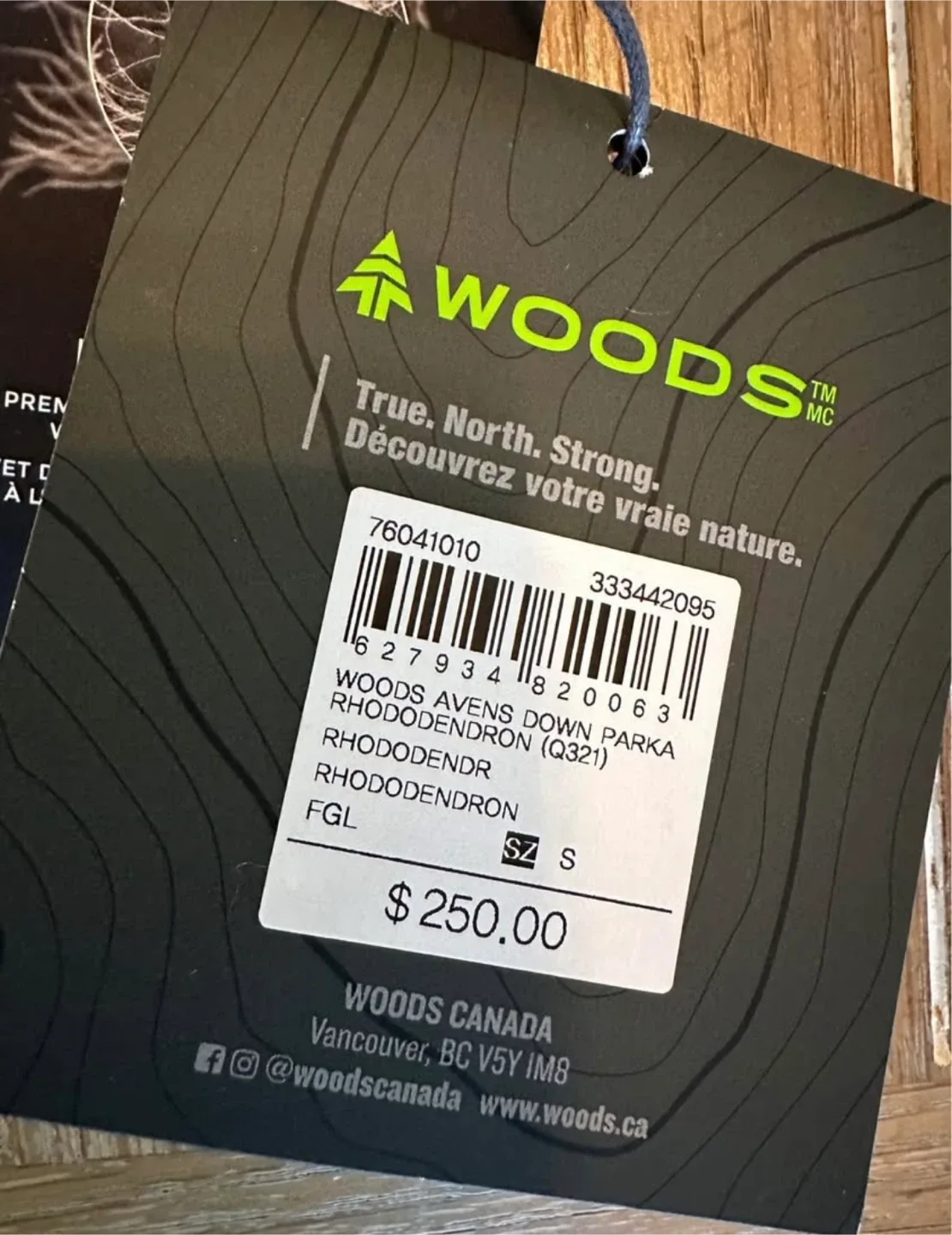 Woods Avens Down Parka - Size Small image indicator(3)