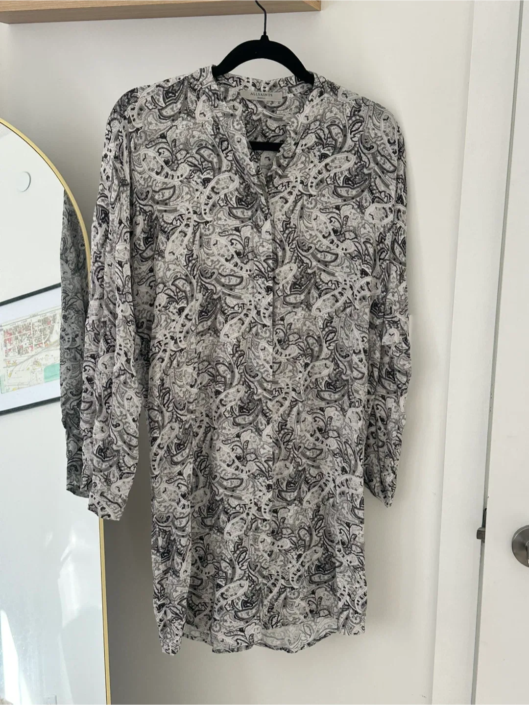 AllSaints Paisley Print Dress - Size Small