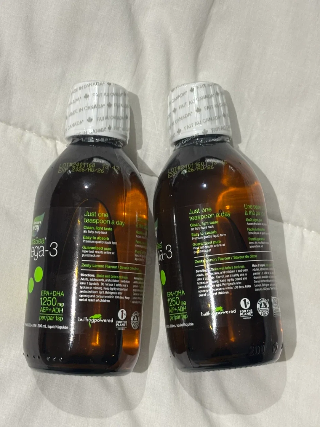 Nature's Way NutraSea Omega-3 Zesty Lemon Flavour image indicator(3)