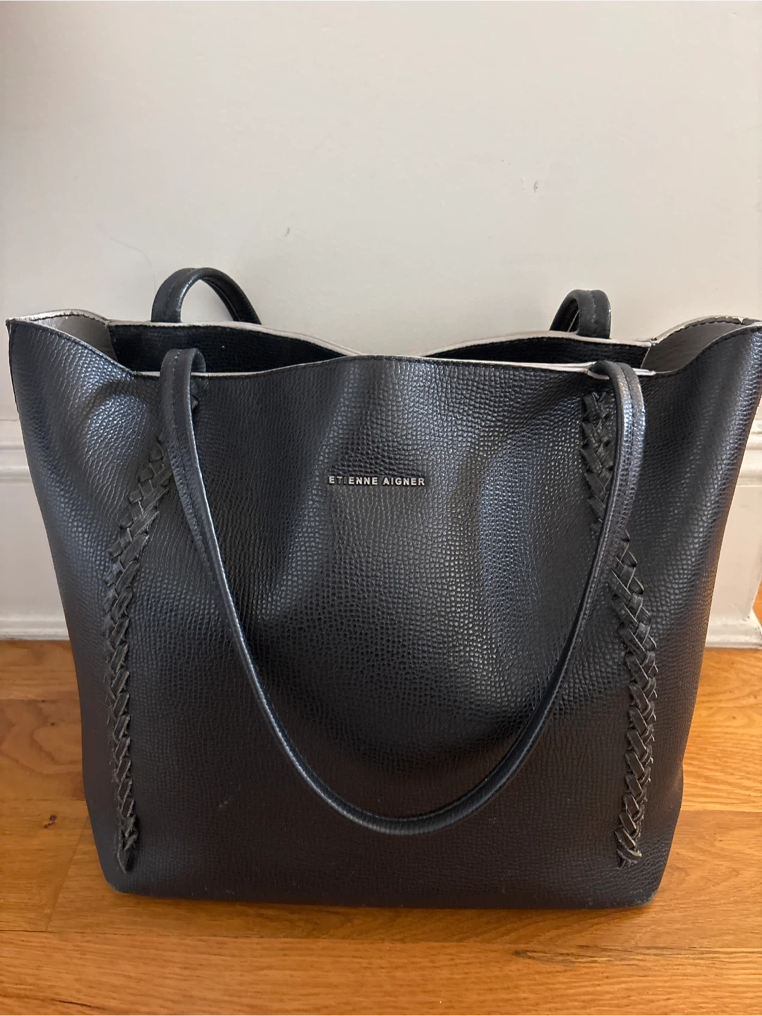 Etienne Aigner Leather Tote Bag