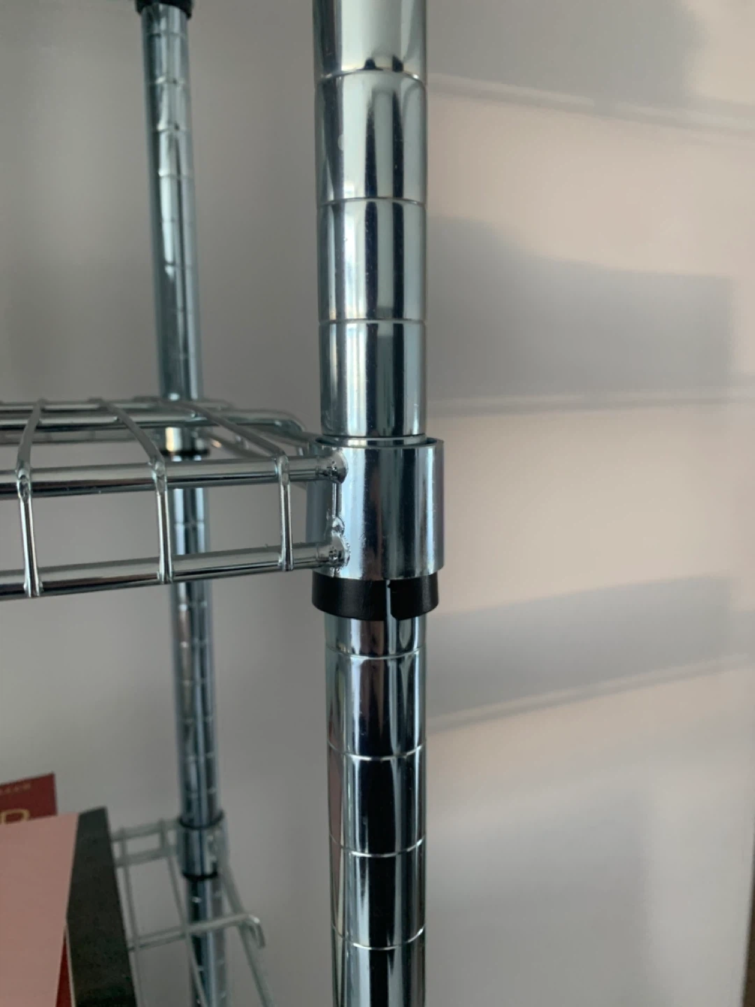 Chrome Metal Wire Shelving Unit - photo 2