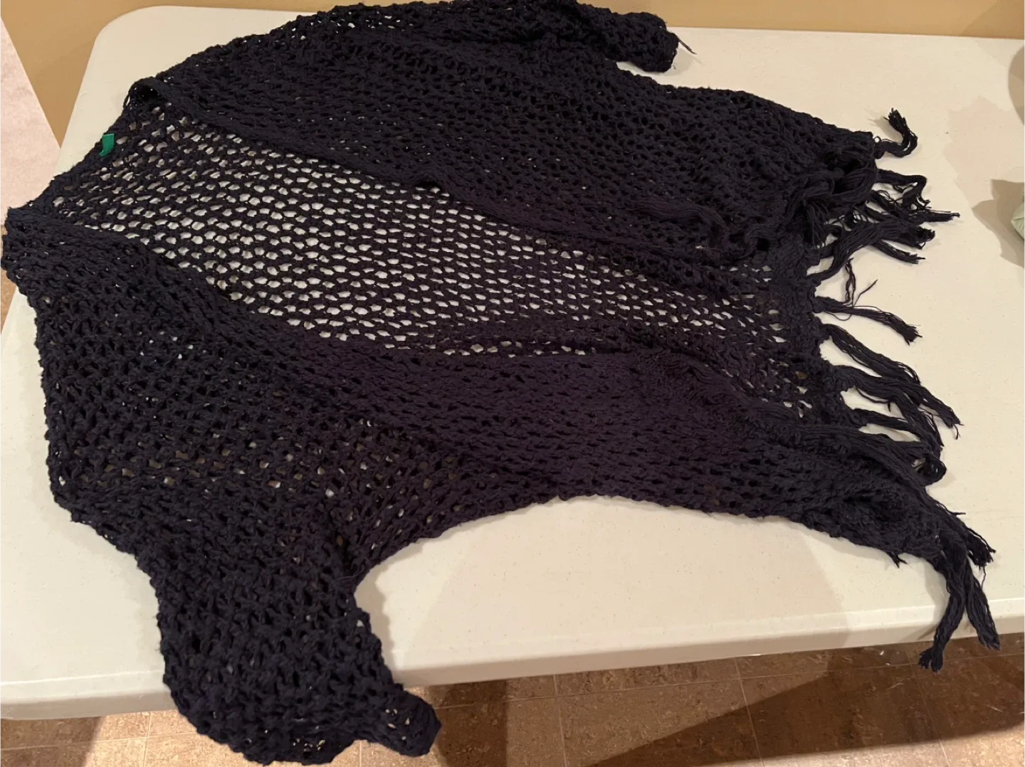 Ponch United Colors of Benetton Black Knit Cardigan image indicator(2)