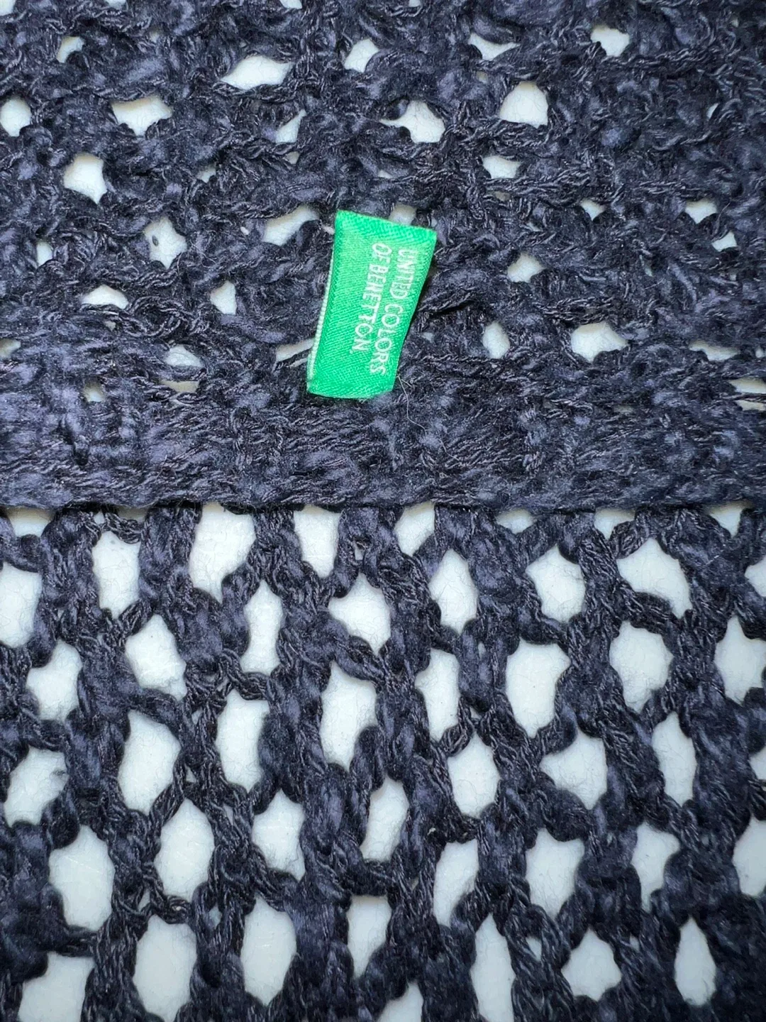 Ponch United Colors of Benetton Black Knit Cardigan image indicator(4)