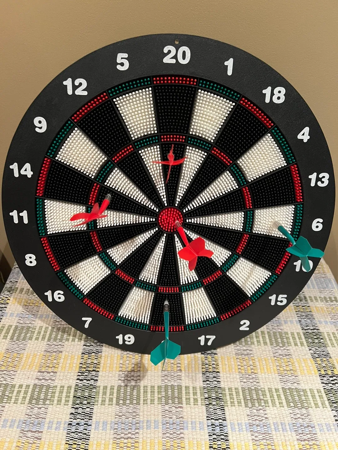Dart board with darts kids darts thumbnail