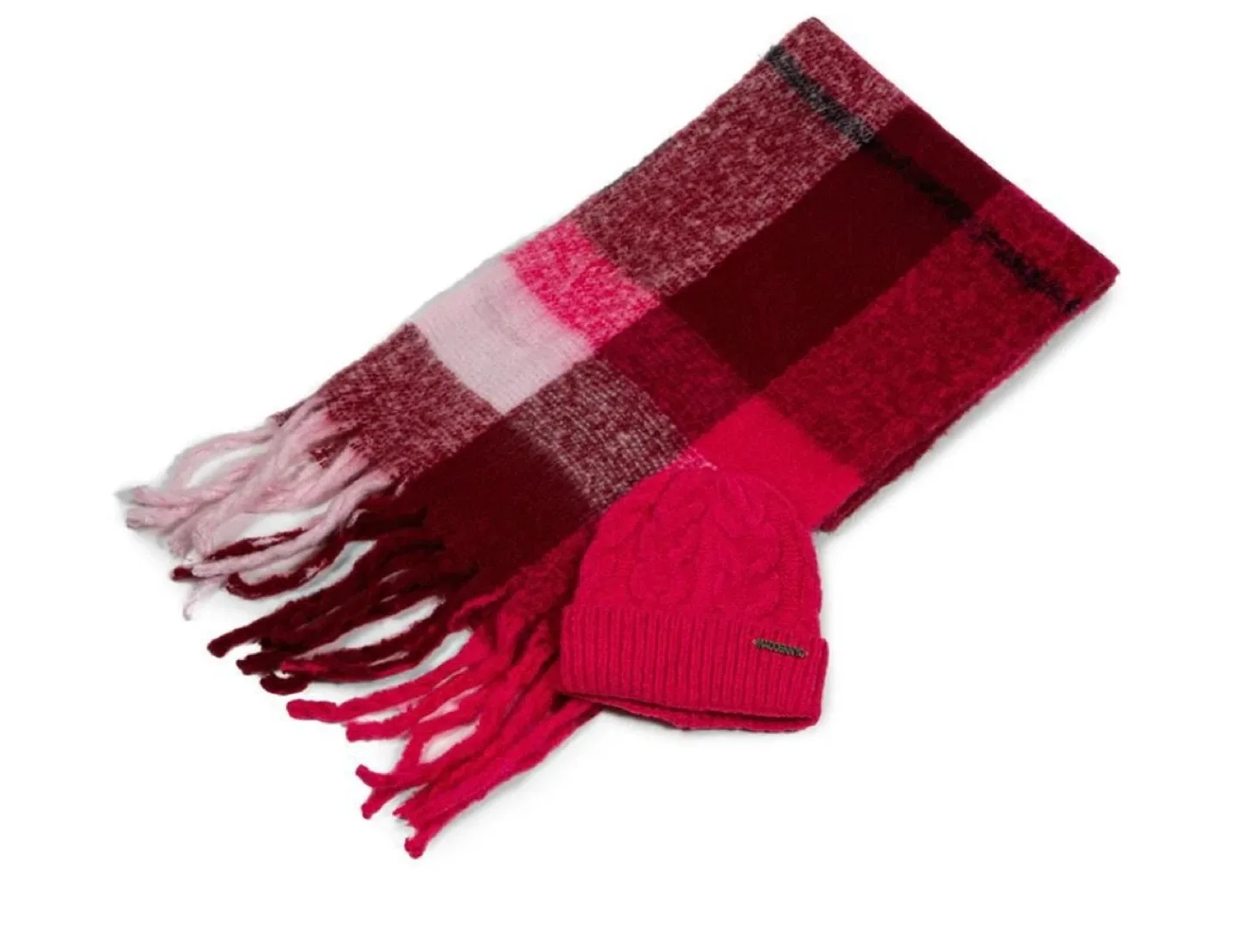 Madden NYC Hat and Scarf Set - Pink image indicator(3)
