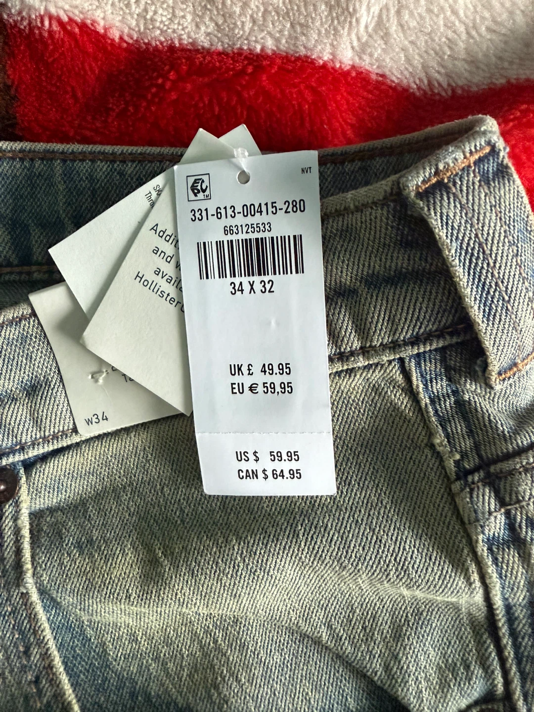 Hollister Baggy Skater Jeans W34 L32 - photo 3