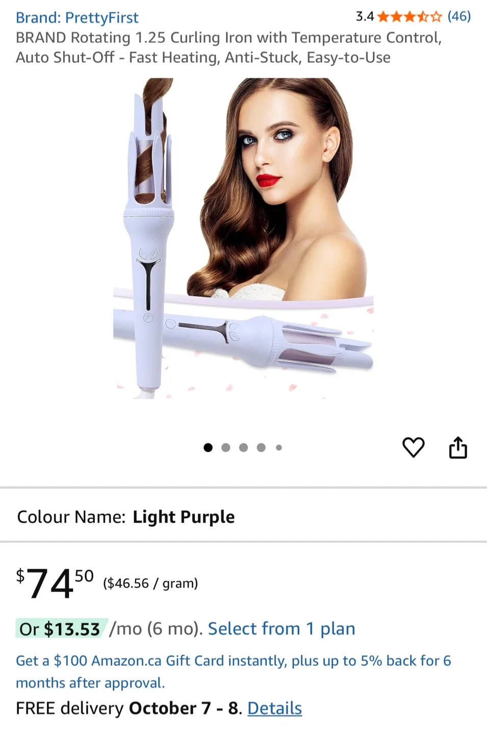 FASZIN Auto SwirlCurler Wave Series W1 - New! thumbnail