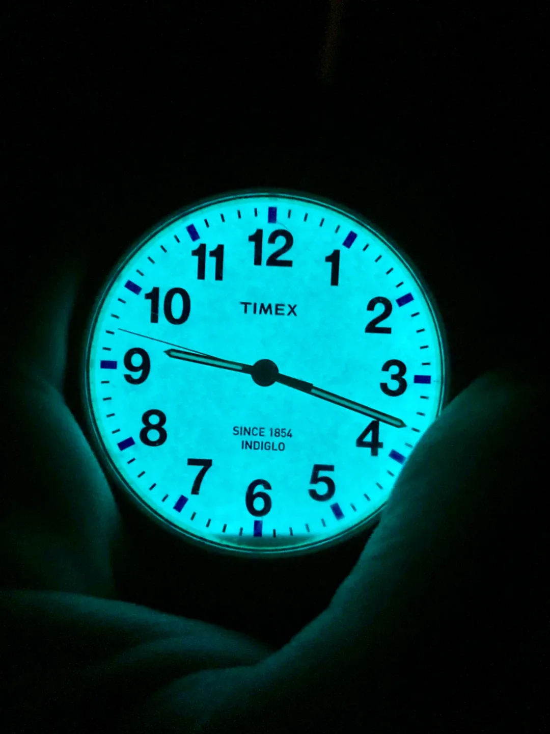 Timex Indiglo Watch with Plaid Leather Band image indicator(2)