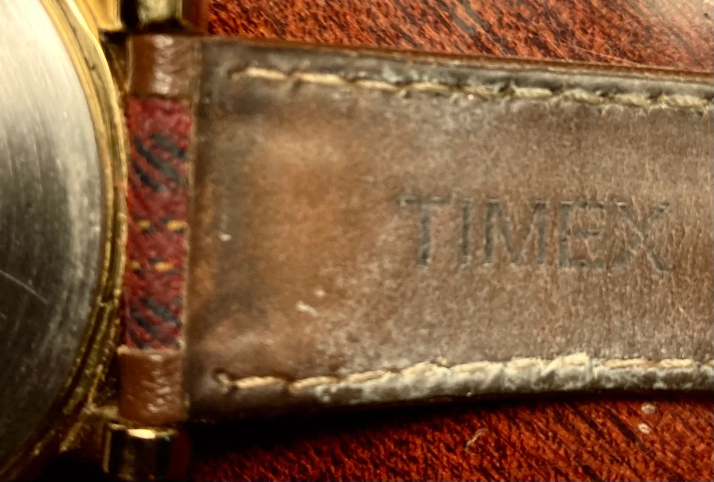 Timex Indiglo Watch with Plaid Leather Band image indicator(8)