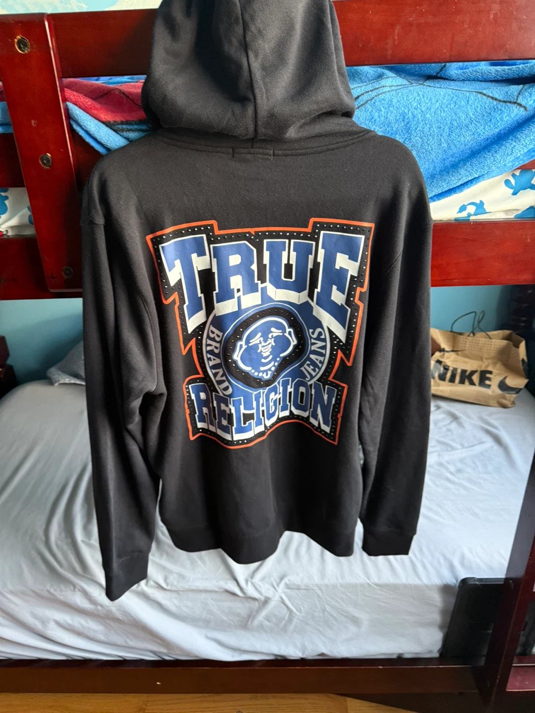 True Religion Retro Stud Zip Hoodie - Large - photo 2