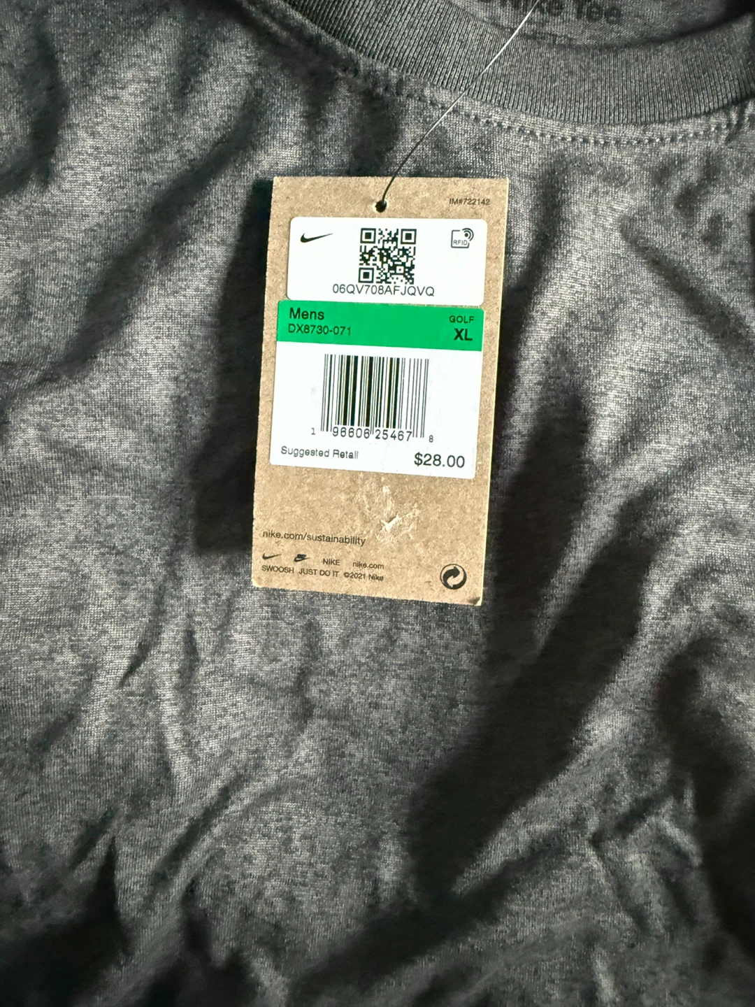 New Nike Dri-FIT Golf Tee, XL - photo 4