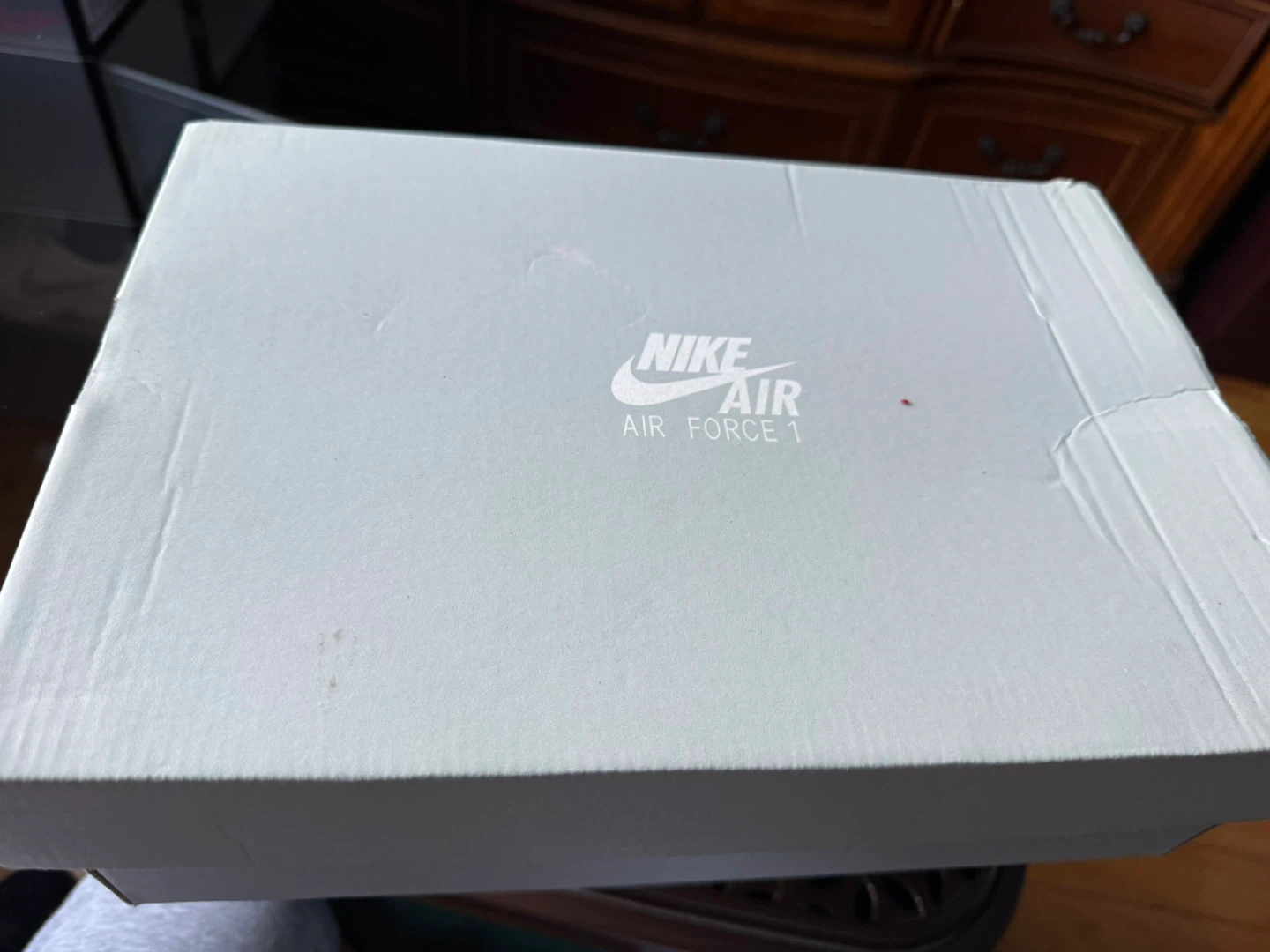 Nike Air Force 1 '07 White/Green, Size 9.5 - photo 5