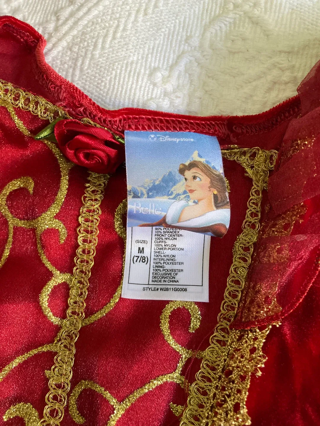 Halloween - Disney Belle Princess Dress - Size M (7/8) image indicator(4)