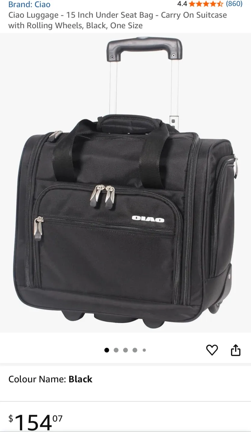 Ciao wheeled carryon bag image indicator(7)