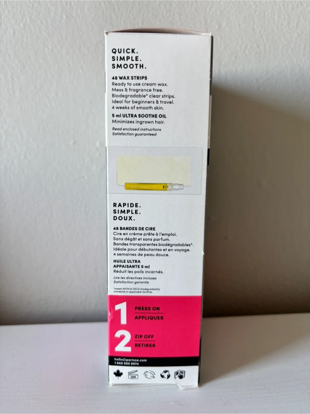 NEVER USED / NEW! Parissa Legs & Body Wax Strips Value Pack image indicator(2)