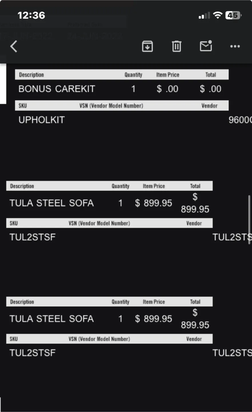 The Brick Tula 88" Fabric Sofa - Steel Grey image indicator(3)