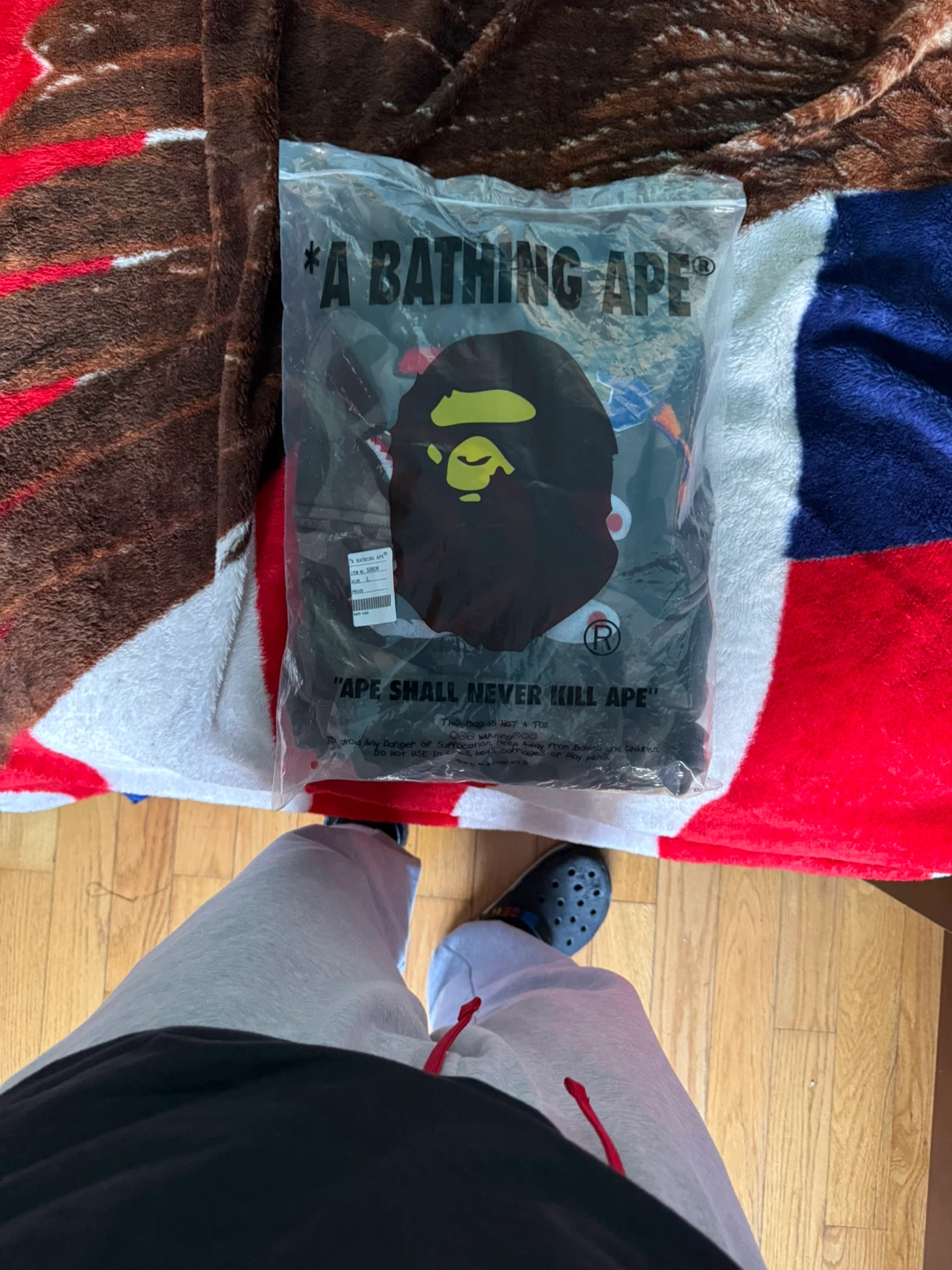 A Bathing Ape BAPE Camo Shark Hoodie - Size L - photo 5
