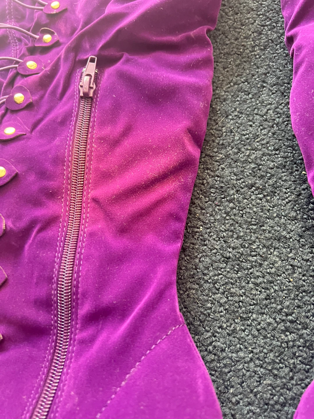 Purple Over-the-Knee Platform Boots - photo 2