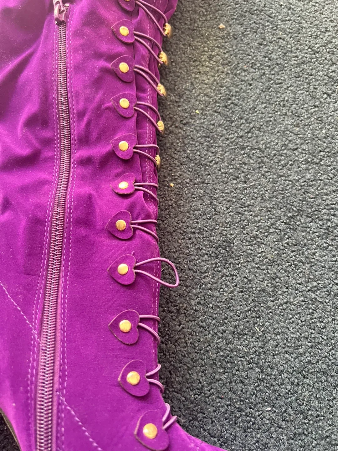 Purple Over-the-Knee Platform Boots image indicator(3)