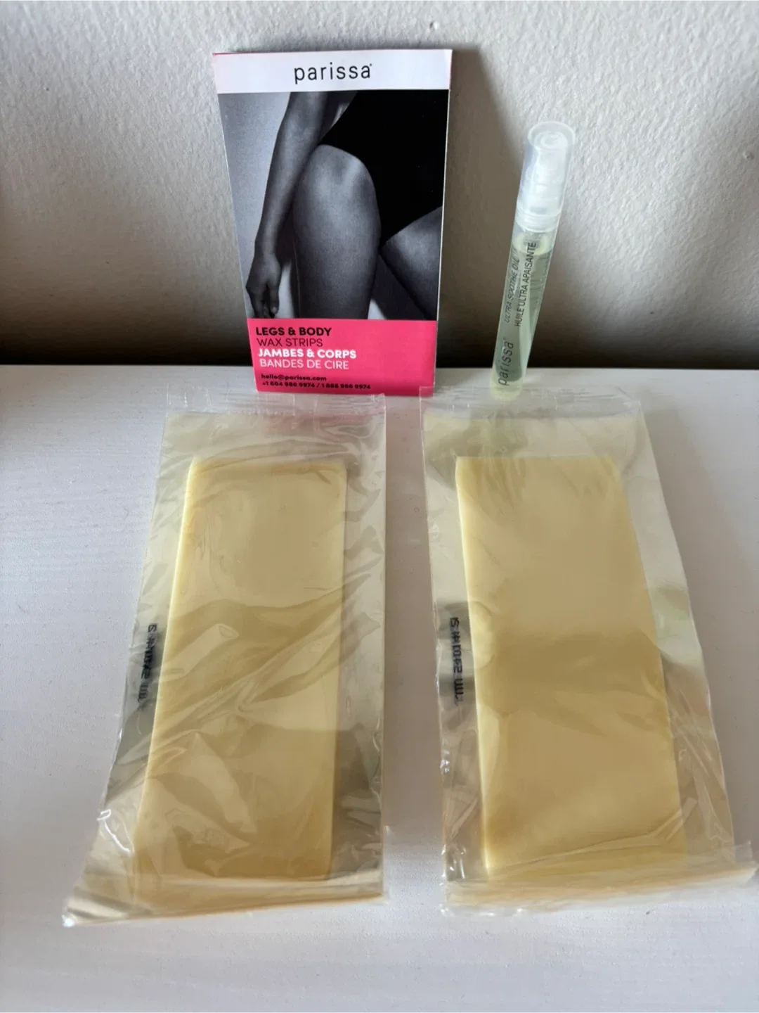 NEVER USED / NEW! Parissa Legs & Body Wax Strips Value Pack image indicator(3)
