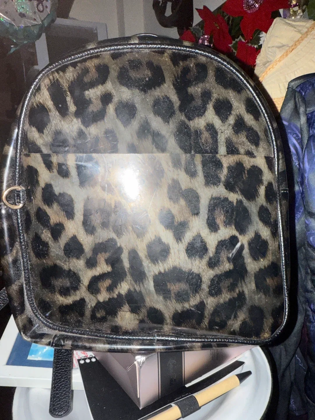 Leopard Print Backpack thumbnail