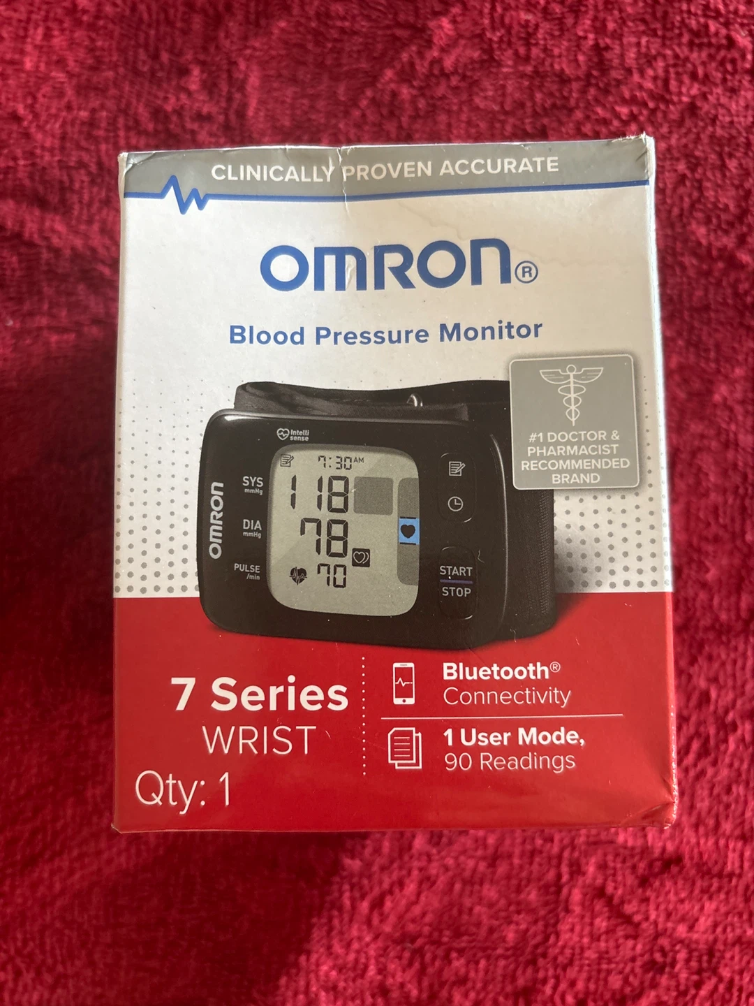 Omron 7 Series Wrist Blood Pressure Monitor - New