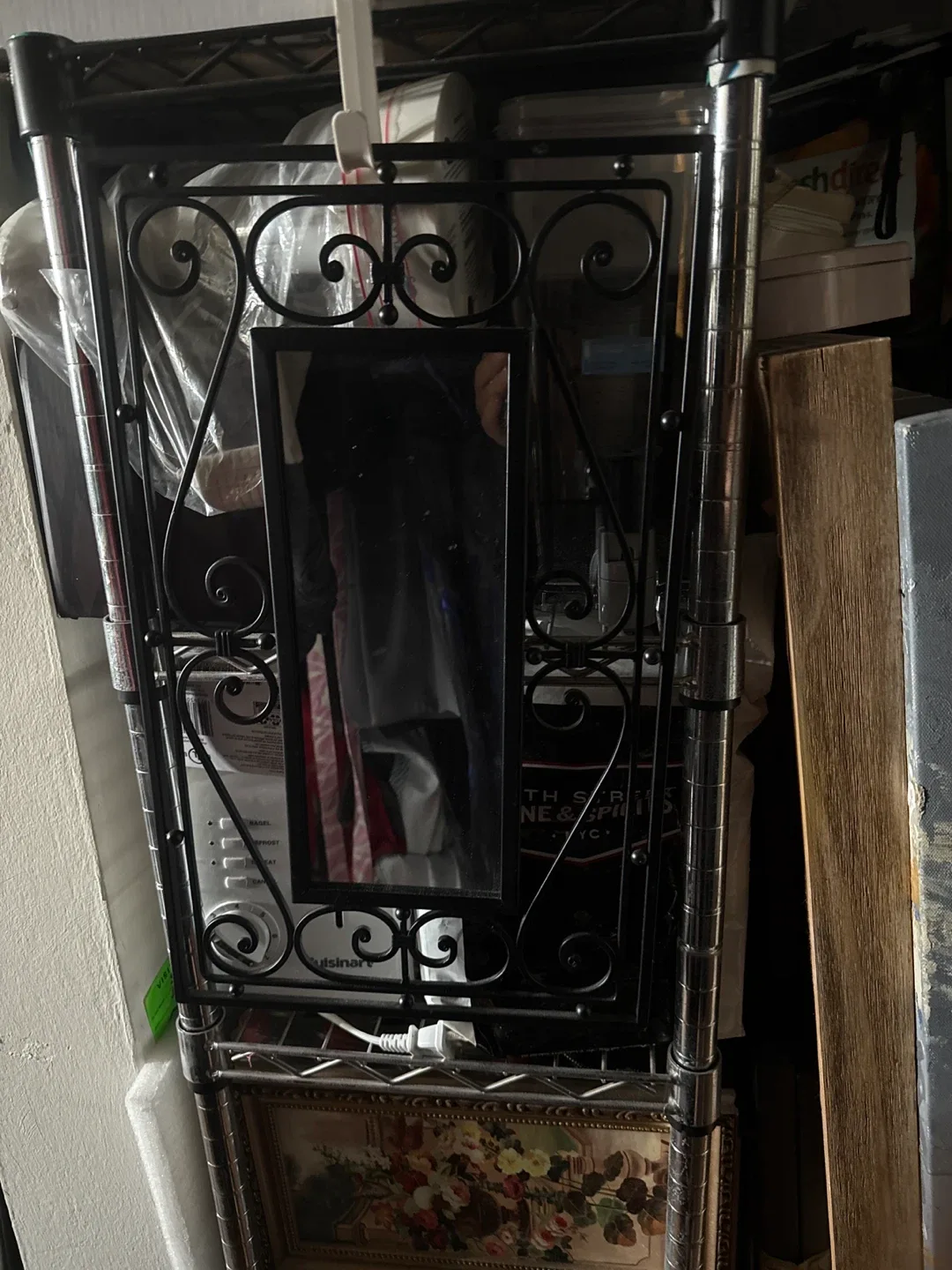 Mirror on Metal Shelf thumbnail